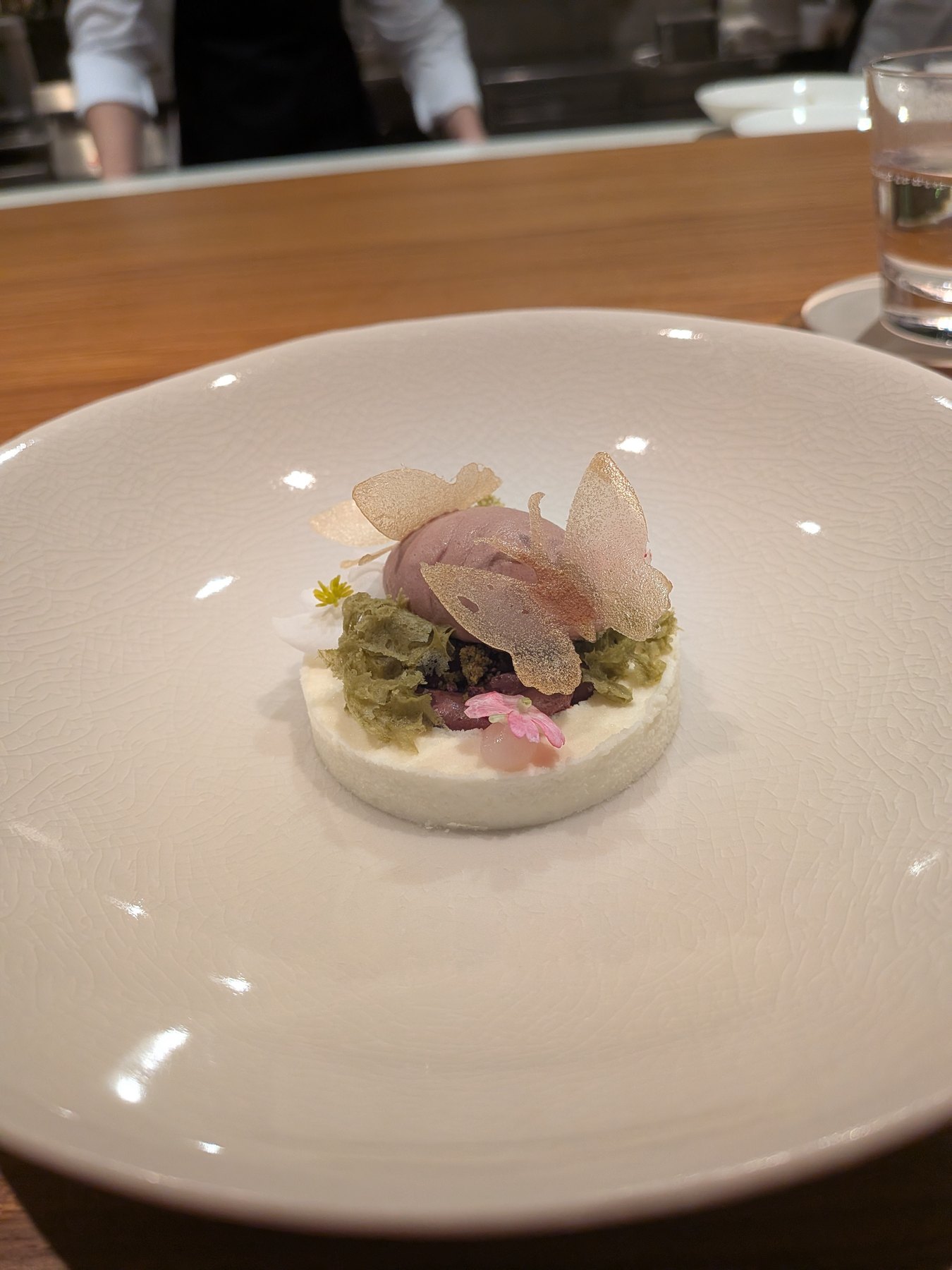 A plated dish at Impromptu by Paul Lee in Taipei.
